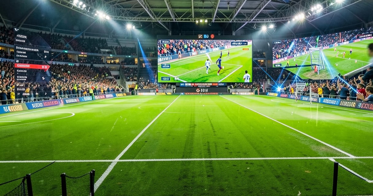 Cobertura ao vivo de jogos de futebol